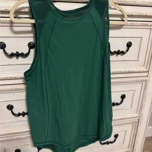 Green Lululemon Workout Tank